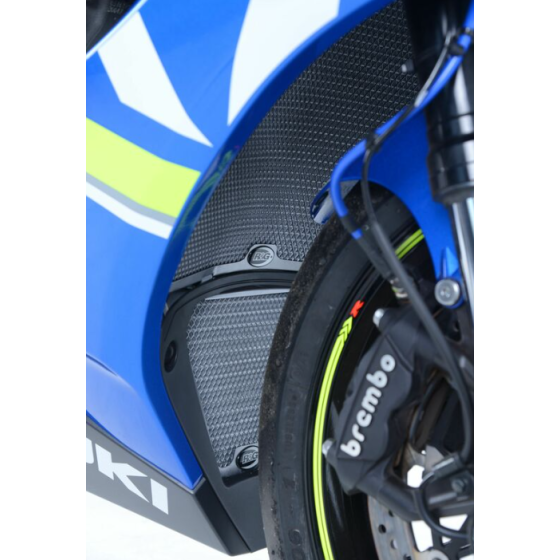 Протектор за радиатор R&amp;G Racing Radiator guard - Titanium Suzuki GSX-R 1000 17-21