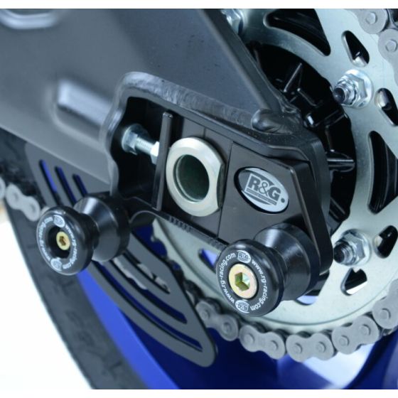 Адаптери за стойка R&amp;G RACING Stand Bobbins /w Mounting Plate Black Yamaha YZF-R1 08-23