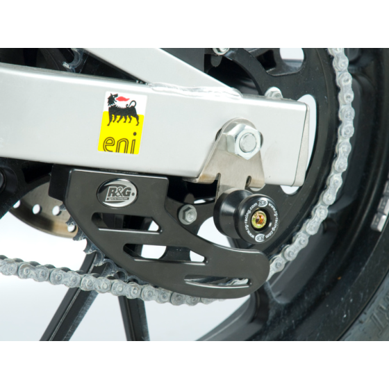 Адаптери за стойка R&amp;G RACING Stand Bobbins /w Mounting Plate Silver Aprilia RS4 50 11-16 / 125 10-17