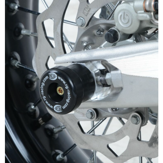 Краш тапи за ост R&amp;G RACING Swingarm Protectors Black Moto Morini Corsaro 1200 05-10 / Husqvarna FS 450 15-18