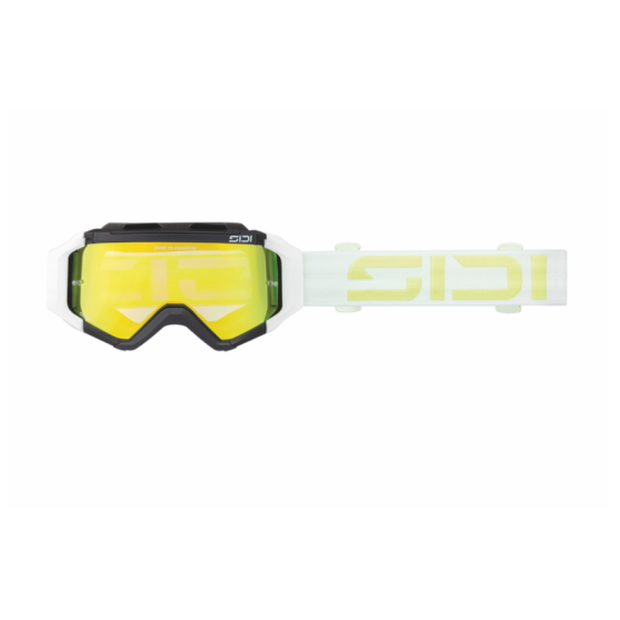 Мотокрос очила SIDI Fulmen White Fluo Yellow/GoldVisor