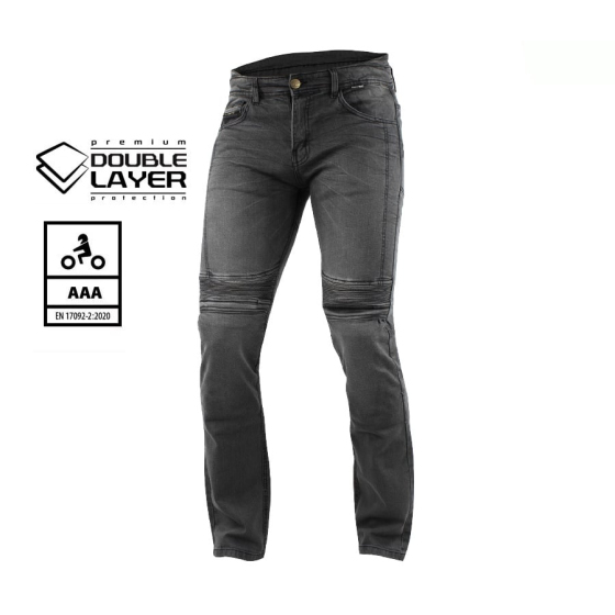 Дънки за мотор Trilobite 25602 Micas Urban doublelayer AAA GREY