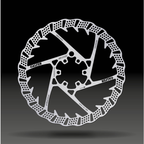 Вело спирачен диск GALFER BIKE DISC SHARK Ø180X2.0MM Brake Disc