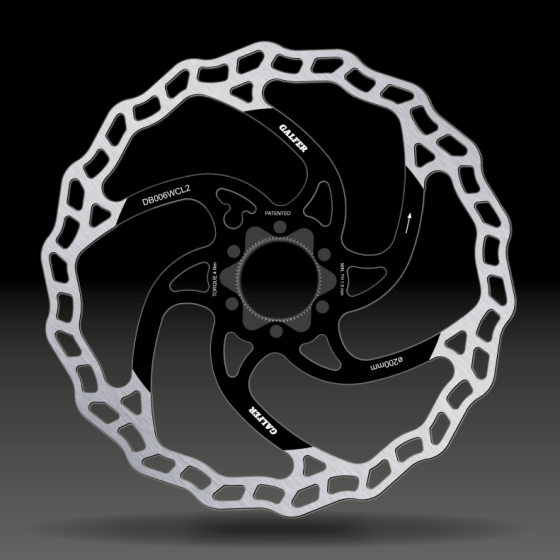 Вело спирачен диск GALFER BIKE DISC WAVE CENTER-LOCK SYSTEM Ø200X2.0MM Brake Disc