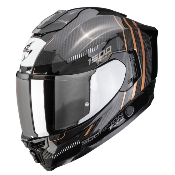 Каска SCORPION EXO-1500 CARBON AIR ZITY Black-Copper