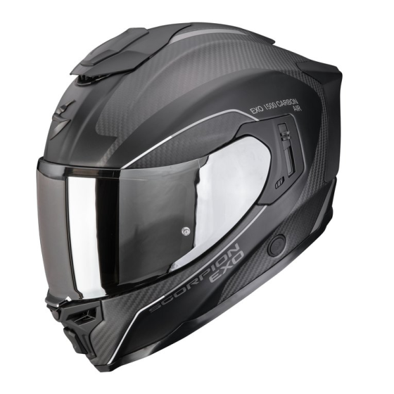 Каска SCORPION EXO-1500 CARBON AIR ZITY Black-Silver