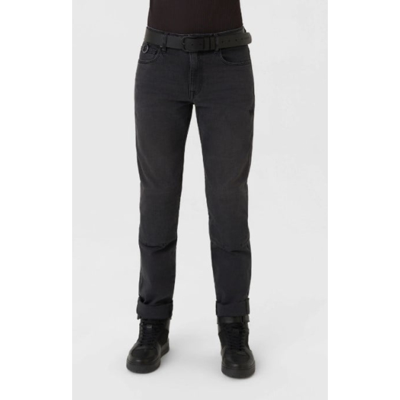 Мото дънки PANDO MOTO ROBBY BLACK LONG- Slim-fit Cordura®