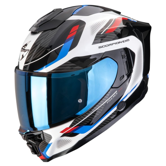 Каска SCORPION EXO-1500 AIR SLEEK White-Red-Blue