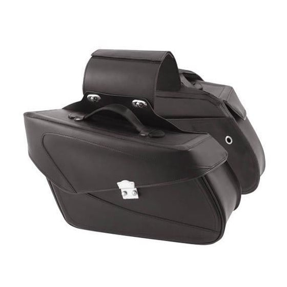 Кожени дисаги за мотор A-PRO PHONEIX BLACK