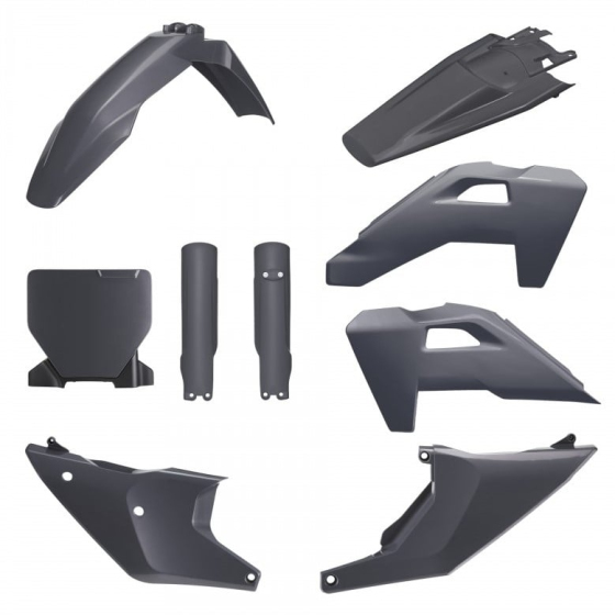 Комплект рестайлинг пластмаси POLISPORT Restyling Kit Husqvarna TC/FC (2025-26) nardo gray