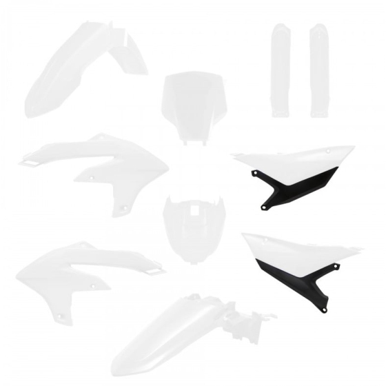 Комплект пластмаси POLISPORT Full Plastic Kit Yamaha YZ 450F (2026) white