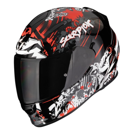 Каска SCORPION EXO-491 SPECTER Black-Red
