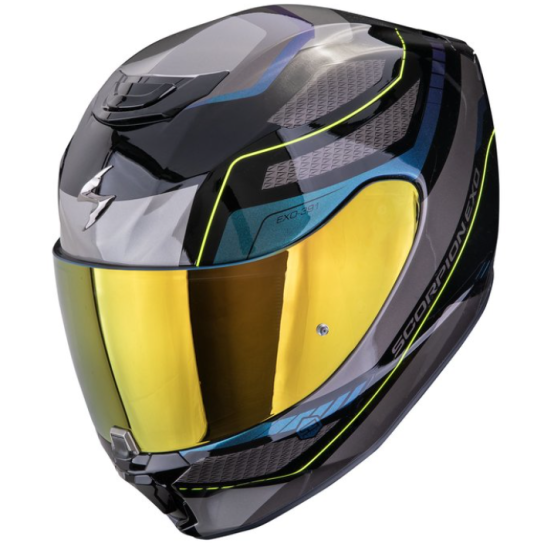 Каска SCORPION EXO-391 LEO Black-Blue