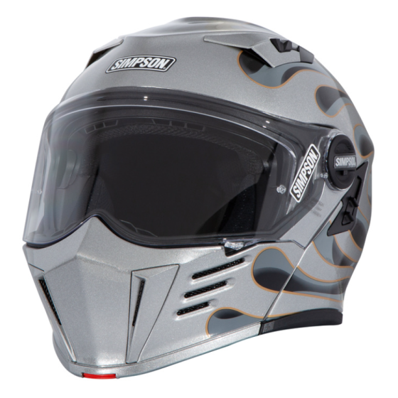 Каска SIMPSON Darksome Wildfire Grey