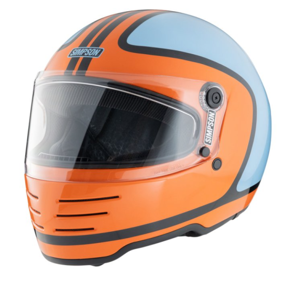 Каска SIMPSON M62 Hondo Orange/Blue