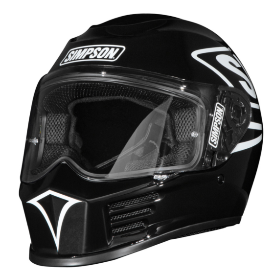 Каска SIMPSON Speed 12 O'Clock Black
