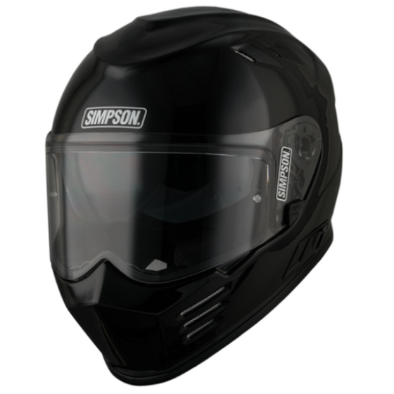 Каска SIMPSON Venom 06 Solid Gloss Black