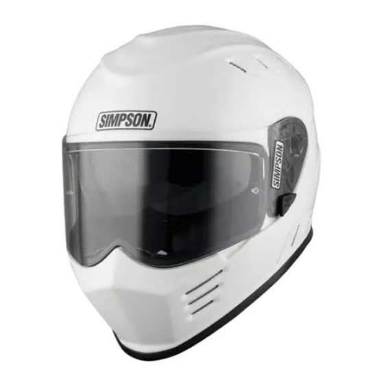 Каска SIMPSON Venom 06 Solid Gloss White