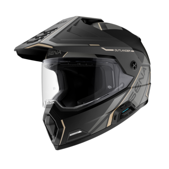 Каска SENA Outlander Flat Black