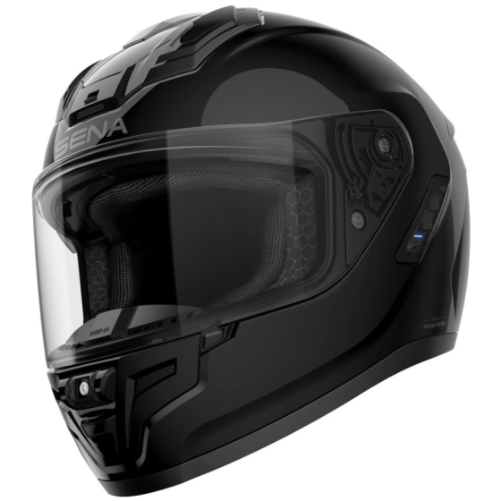 Каска SENA PHANTOM MESH GLOSSY BLACK