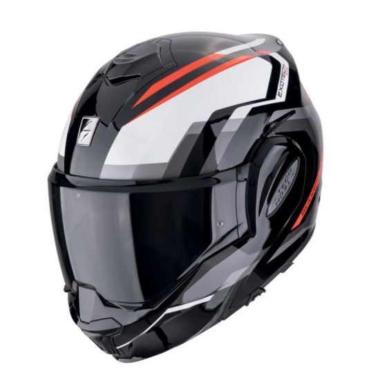 Модуларна каска SCORPION Exo-Tech Evo FURIO BLACK/RED