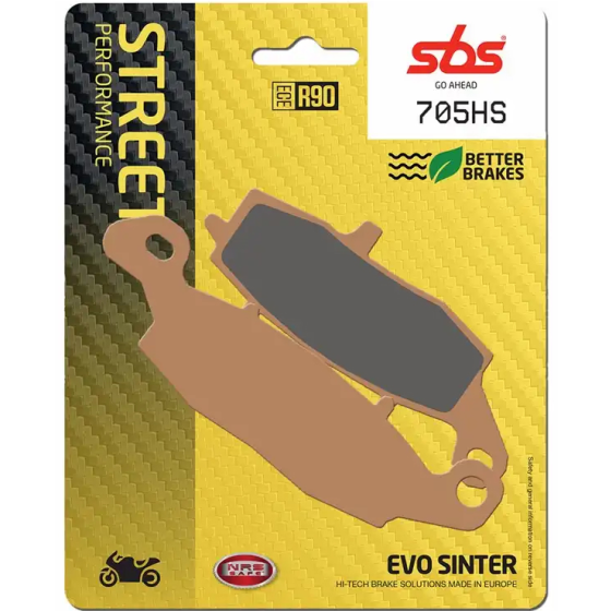 Предни синтеровани накладки SBS 705HS