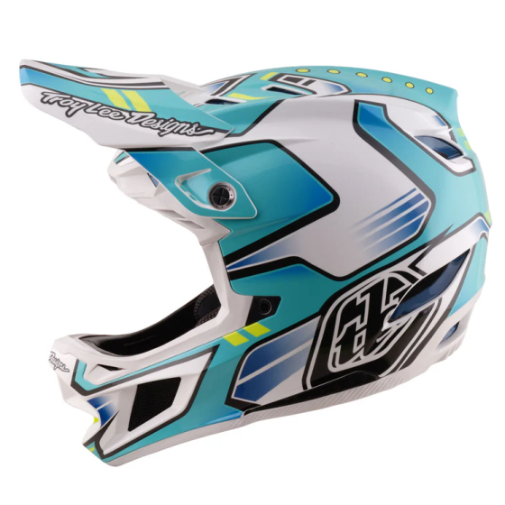 Вело каска Troy Lee Designs D4 Composite Helmet MIPS Crest Real Teal