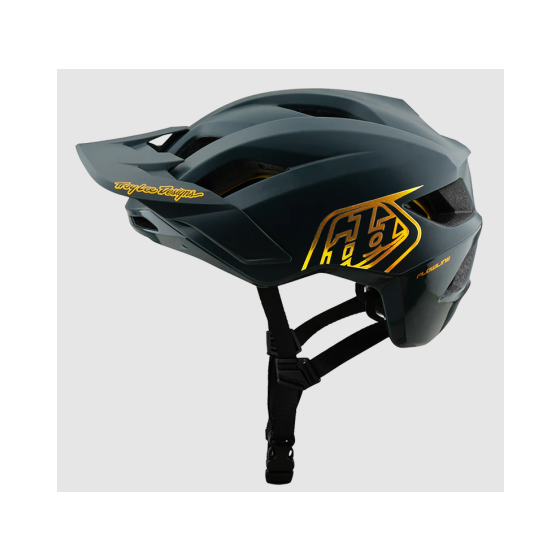 Вело каска Troy Lee Designs Flowline Helmet MIPS Point Gray / Gold