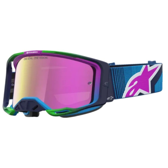 Мотокрос очила ALPINESTARS VISION 8 MAVEN BLITHE BLUE PUR MIRROR-PINK