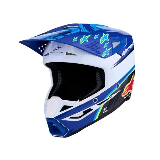 Детска мотокрос каска ALPINESTARS SM3 FALCON BL/BK/PK