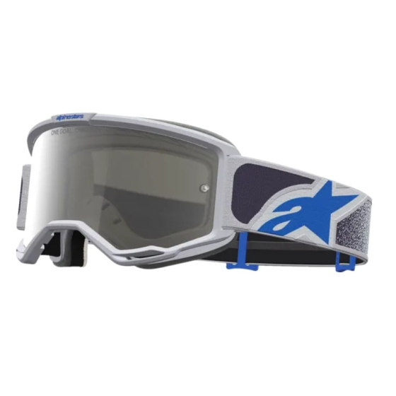 Мотокрос очила ALPINESTARS VISION 5 DRAG LIL/BLU/MIRR-SILVER