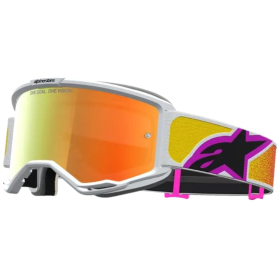 Мотокрос очила ALPINESTARS VISION 5 DRAG ORG RED MIRROR-RED