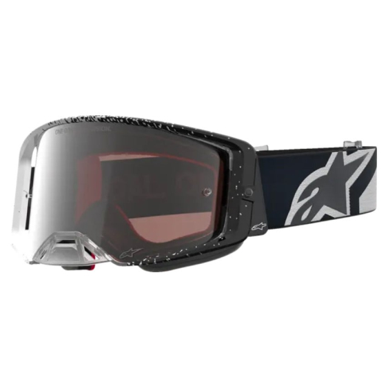 Мотокрос очила ALPINESTARS SUPERTECH HITEN WHT BLACK MIRROR-SILVER