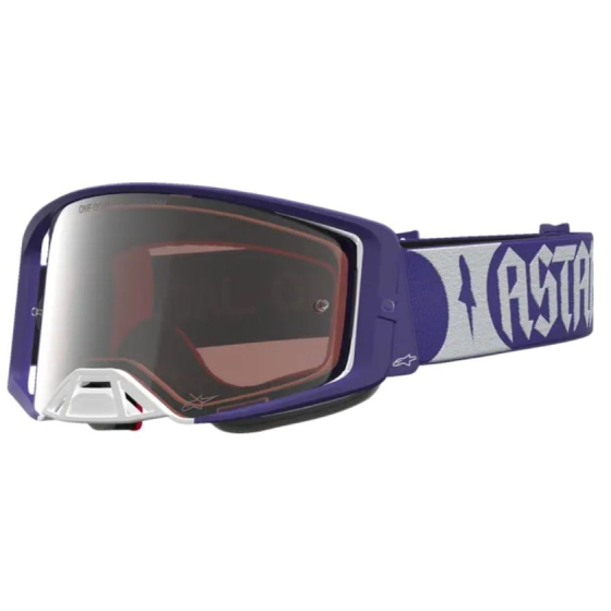 Мотокрос очила ALPINESTARS SUPERTECH ATROX DP BL WH MIRR-SILVER
