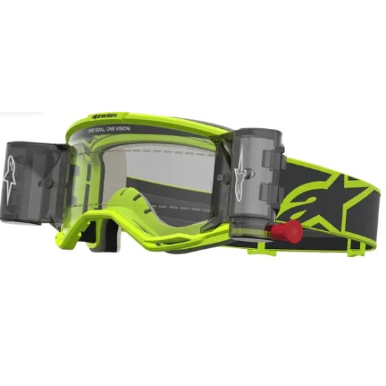 Мотокрос очила ALPINESTARS VISION 5 RORA ROLL-OFF YW FLUO/BK