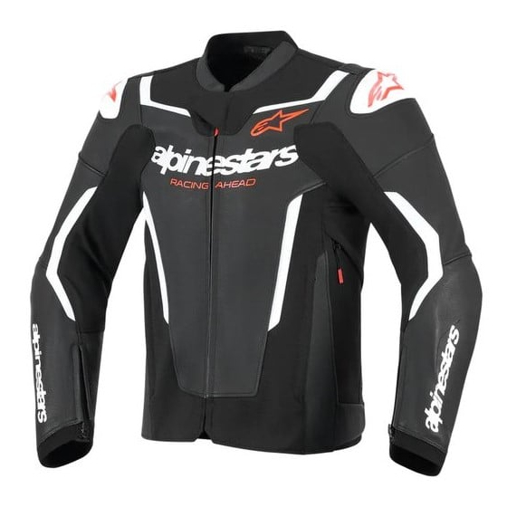 Кожено яке ALPINESTARS GP FORCE V2 BK/WHT