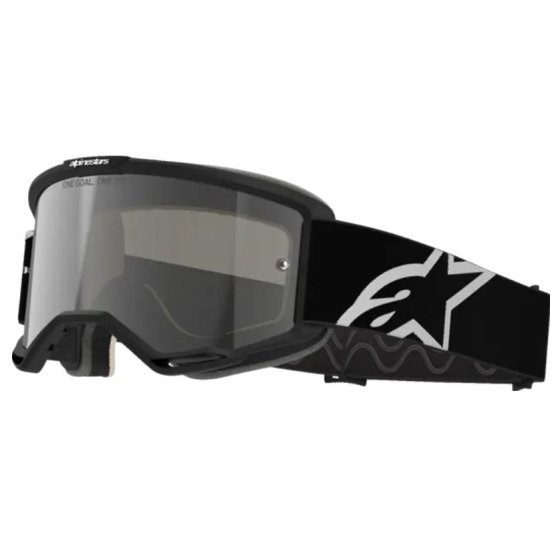 Мотокрос очила ALPINESTARS VISION 5 CORP 2 BLK WH MIR MIRROR-SILVER