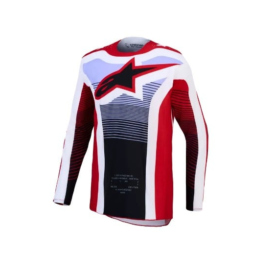 Мотокрос джърси ALPINESTARS TECHSTAR MAVEN RED/WH/BK