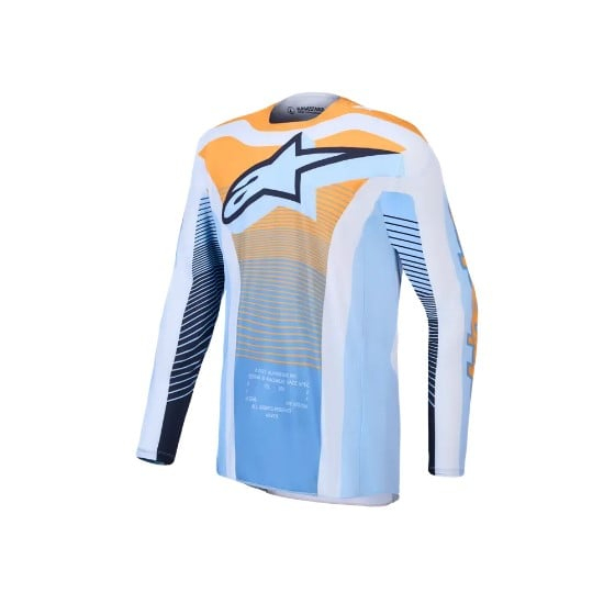 Мотокрос джърси ALPINESTARS TECHSTAR MAVEN BLU/TNG/BK
