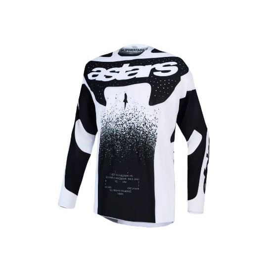 Мотокрос джърси ALPINESTARS TECHSTAR SWAN WHITE/BLACK