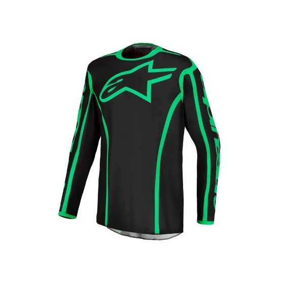 Мотокрос джърси ALPINESTARS FLUID APEX V2 BLACK/GREEN