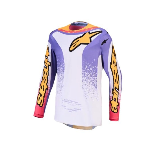 Мотокрос джърси ALPINESTARS FLUID DRAG LIL/BLU/GLD