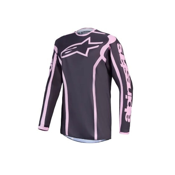 Дамско мотокрос джърси Alpinestars FLUID APEX V2 GRAY/PINK
