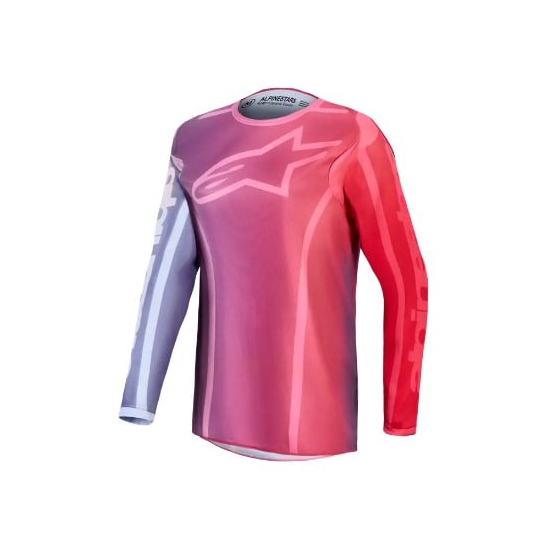 Дамско мотокрос джърси Alpinestars FLUID KEPLER PUR/RED