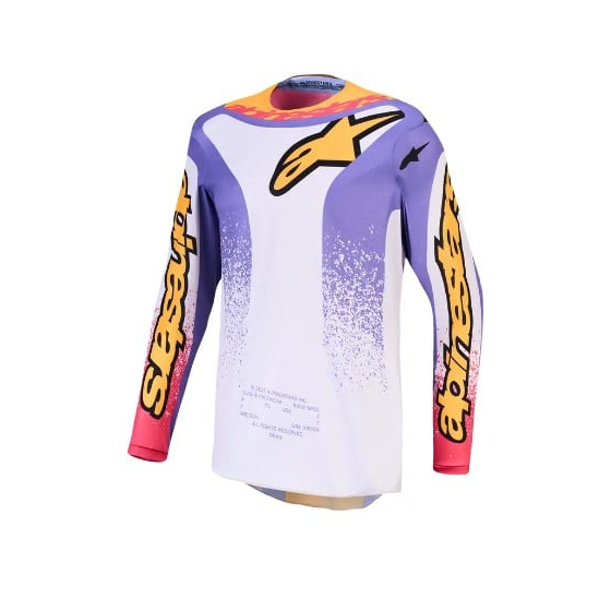 Детско мотокрос джърси Alpinestars FLUID DRAG LIL/BLU/GLD