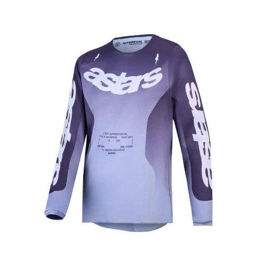 Детско мотокрос джърси Alpinestars FLUID AMBER GRY/LIL