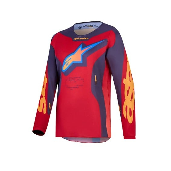 Детско мотокрос джърси Alpinestars FLUID HUNT RED/CORAl