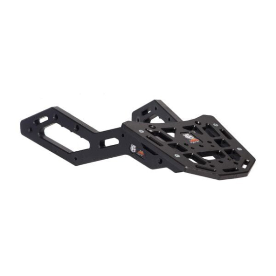 Заден багажник AXP RACING HDPE KTM 390 ADV BK AX1799