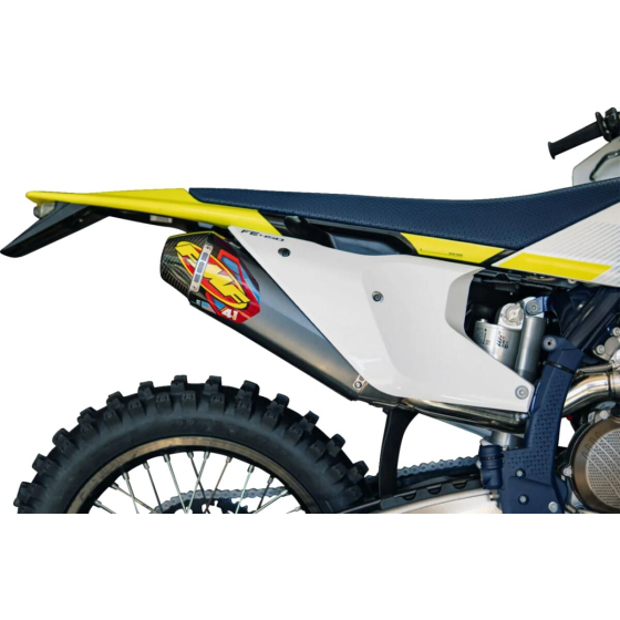 Фабричен 4.1 RCT slip-on ауспух с карбонова капачка - алуминий - KX 250 F FMF 042411