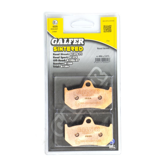 Спирачна накладка sintered GALFER FD486G1371